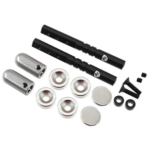 Magnetic Realistic Body Mounts Black, for 1/10 Car/Crawler