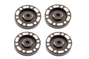 Power Hobby Brass 7mm Hex Hub Weight Set, for HPI Venture18
