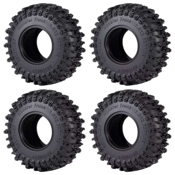1.3" Tires for 1/24 & 1/18 Rock Crawler TYPE A