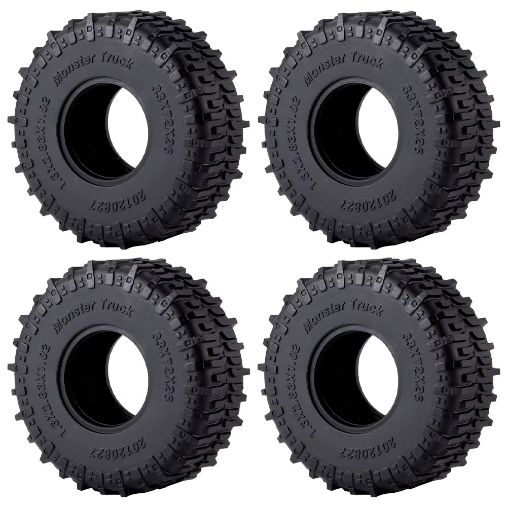 1.3" Tires for 1/24 &amp; 1/18 Rock Crawler TYPE B
