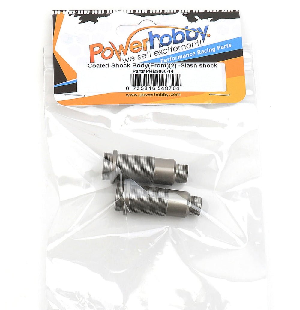 Powerhobby Coated Front Shock Body (2) XTREME Slash Shocks