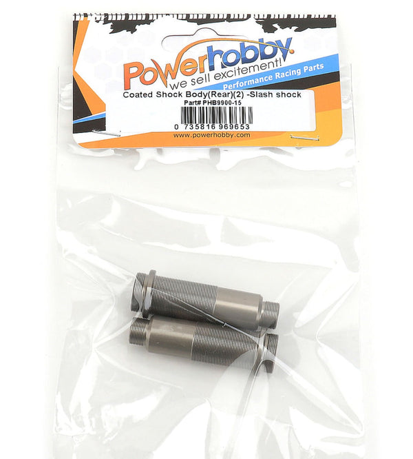 Powerhobby Coated Rear Shock Body (2) XTREME FOR Slash Shocks
