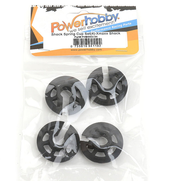 Powerhobby Shock Spring Cup Set (4) XTREME X-Maxx Shocks
