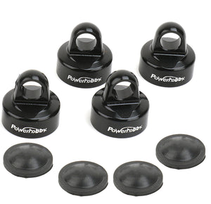 Powerhobby Aluminum Shock Caps (4) XTREME X-Maxx Shocks