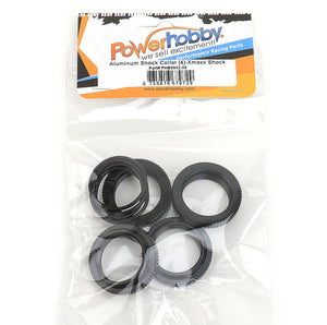 Powerhobby Aluminum Shock Collar (4) XTREME X-Maxx Shocks
