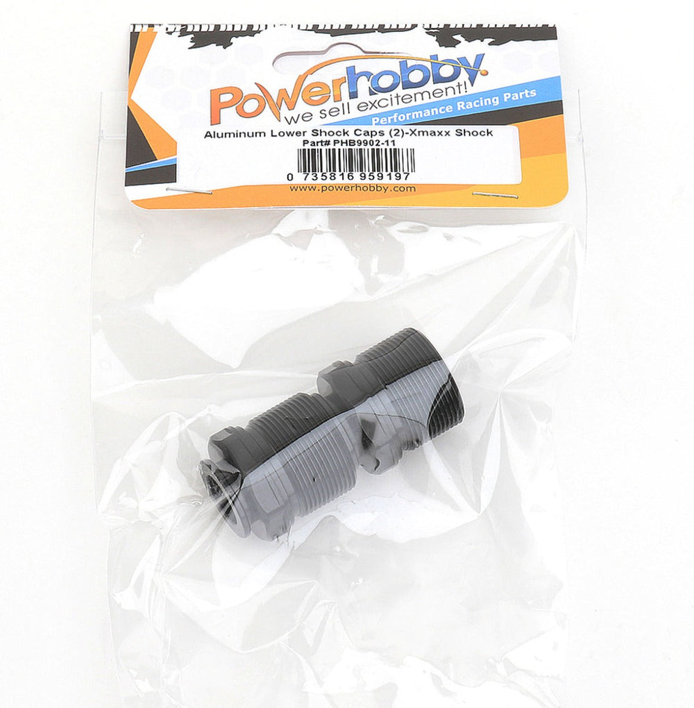 Powerhobby Aluminum Lower Shock Caps (2) XTREME X-Maxx Shocks