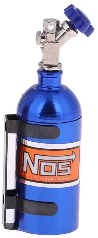Powerhobby Aluminum NOS Nitrous Oxide Bottle BLUE 1/10 Rock Crawler Accessory