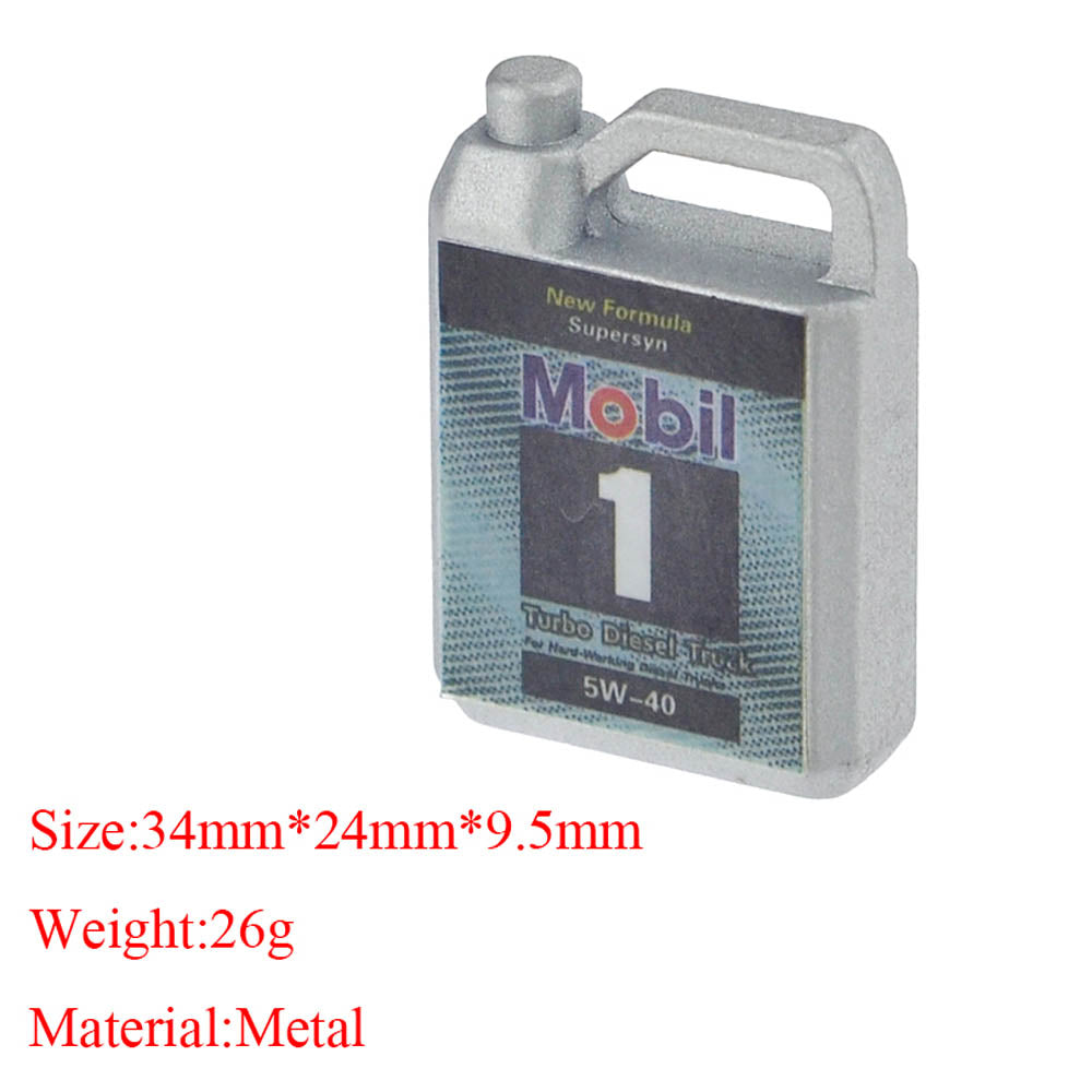 Powerhobby Metal Engine Oil Box Silver 1/10 Rock Crawler Accessory