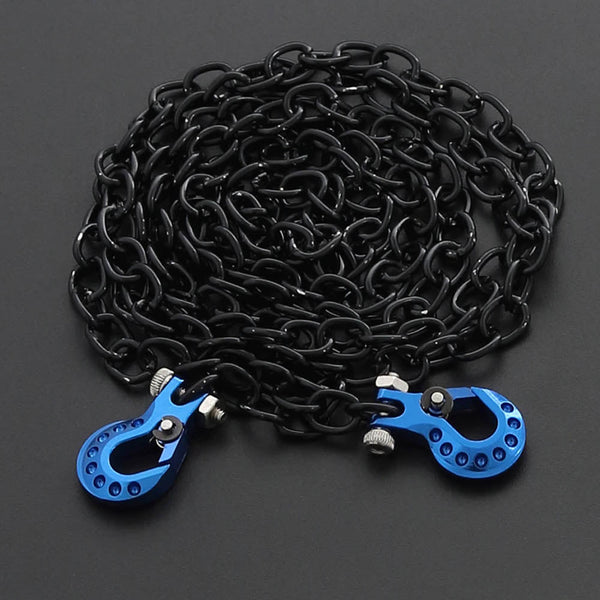 Powerhobby Tow Chain W Trailer Hook Silver 1/10 RC Rock Crawler Accessory