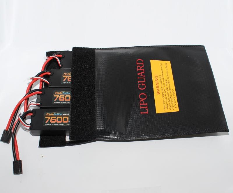PowerHobby RC Lipo Battery Fire Resistant Saftey  Safe Charge Charging Sack Bag Large