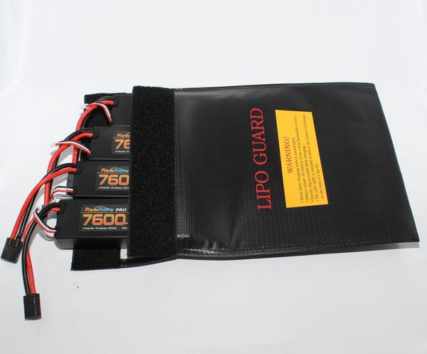 PowerHobby RC Lipo Battery Fire Resistant Saftey  Safe Charge Charging Sack Bag Large