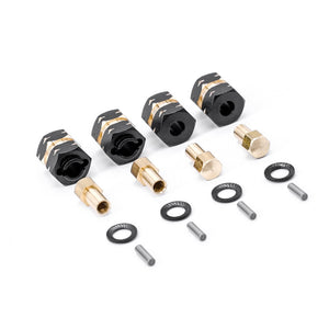Powerhobby Brass Wheel Hex Adaptor (4) Associated Enduro24