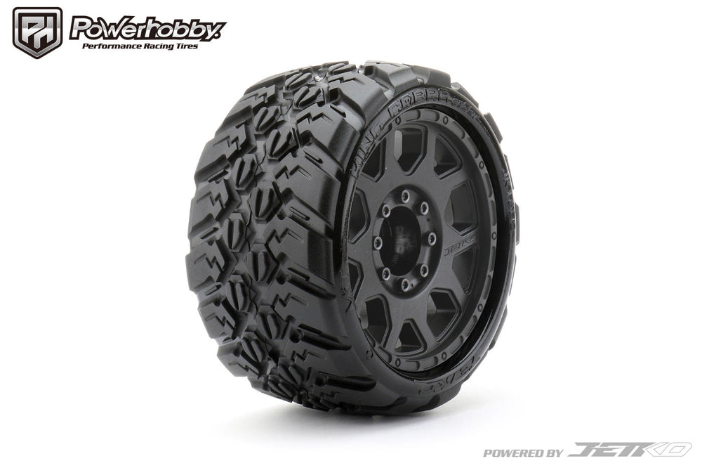 Powerhobby 1/8 SGT 3.8 King Cobra Belted Mounted Tires (2) 17MM Low Profile