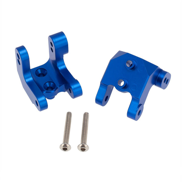 Powerhobby Aluminum Front or Rear Axle Mount Set Losi LMT 4WD Solid Axle BLUE