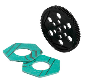 Powerhobby Hardened Steel Spur Gear & Slipper Pads 48p 84t Losi 22S