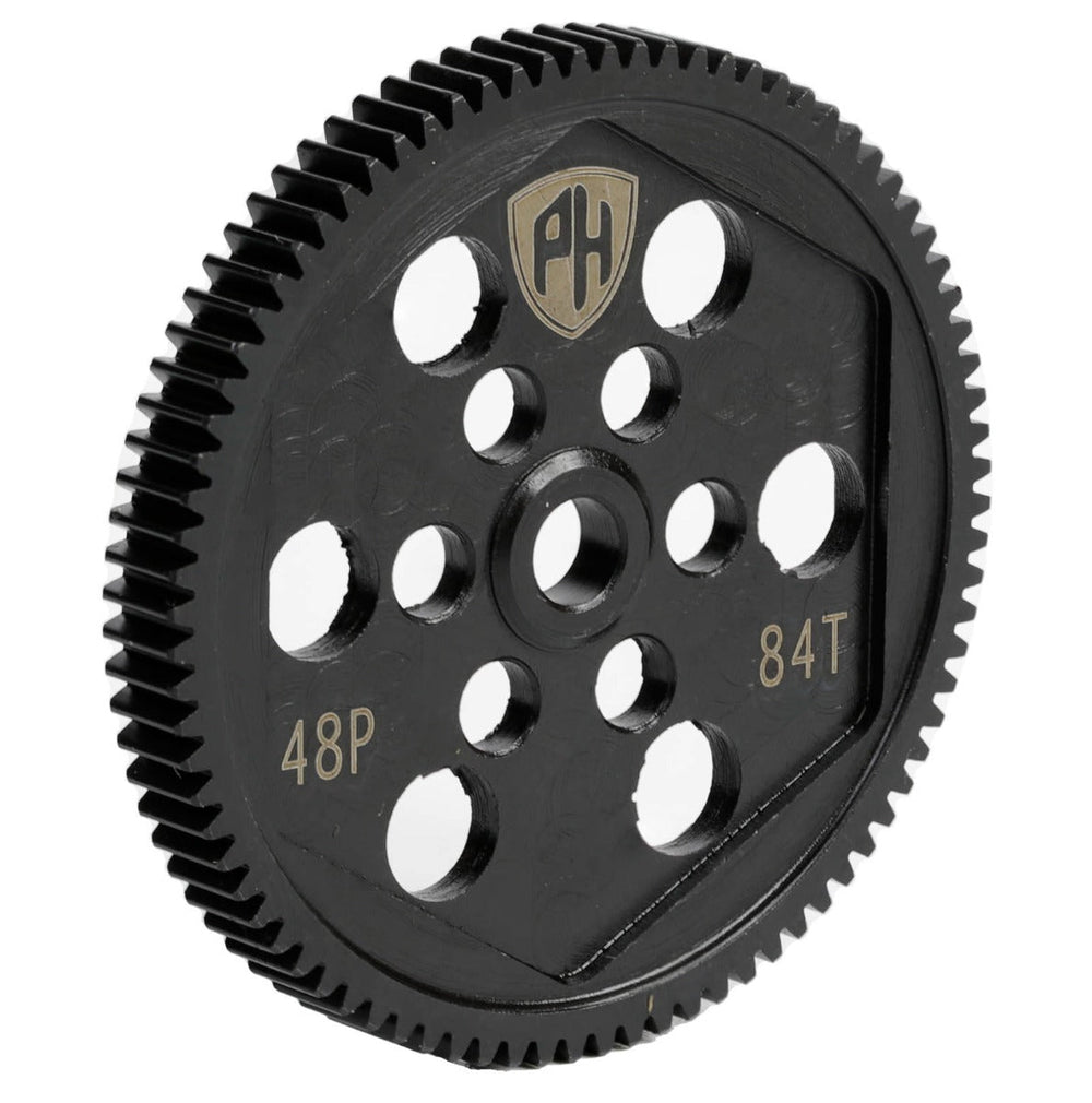 Powerhobby Hardened Steel Spur Gear & Slipper Pads 48p 84t Losi 22S