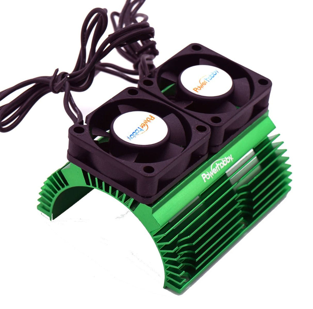 Power Hobby Powerhobby Heat Sink w Twin Turbo High Speed Cooling Fans