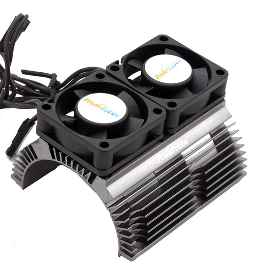 Power Hobby Powerhobby Heat Sink w Twin Turbo High Speed Cooling Fans
