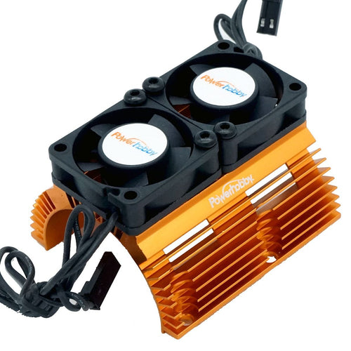 Power Hobby Powerhobby Heat Sink w Twin Turbo High Speed Cooling Fans