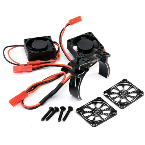 Power Hobby 1/8 Aluminum Heatsink 30mm Twin Turbo High Speed Cooling