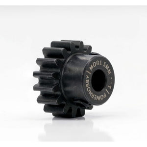 Power Hobby Hardened Steel 15T Mod1 5mm Pinion Gear with 2 Grub Screws