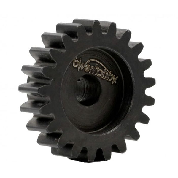Power Hobby Hardened Steel 20T Mod1 8mm Pinion Gear with 2 Grub Screws
