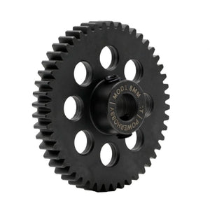 Power Hobby Hardened Steel 43T Mod1 8mm Pinion Gear with 2 Grub Screws