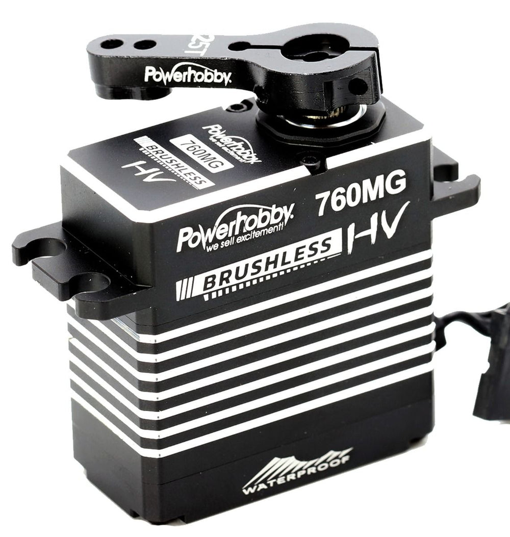Power Hobby 760MG High Torque Waterproof Brushless Steel Gear Servo /