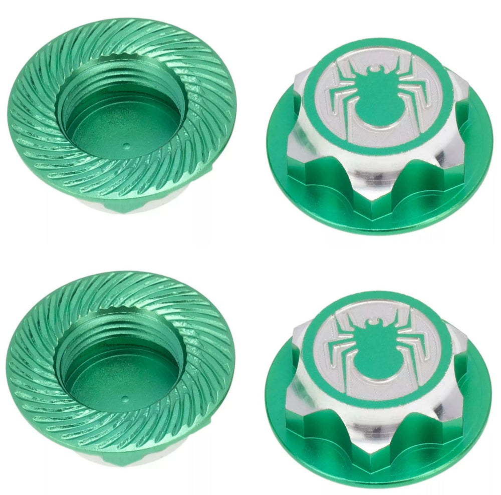 Powerhobby 1/8 Aluminum 17mm Wheel Nuts 4pcs Green