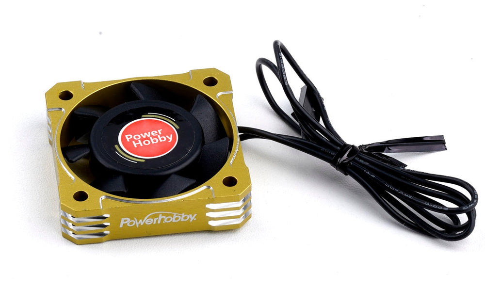 Powerhobby 40x40x10mm Tornado High Speed Aluminum RC Cooling Fan 40mm Yellow