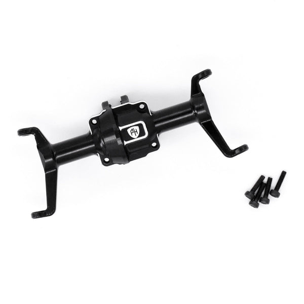 Powerhobby Aluminum Front Axle FMS FCX24 Black