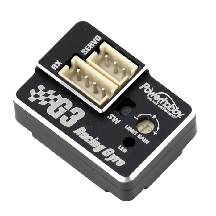 Power Hobby G3 Aluminum Case Dual Gain Micro Steering Tuned Gyro