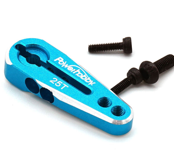 Power Hobby Powerhobby 25T Aluminum Clamping Servo Horn Blue