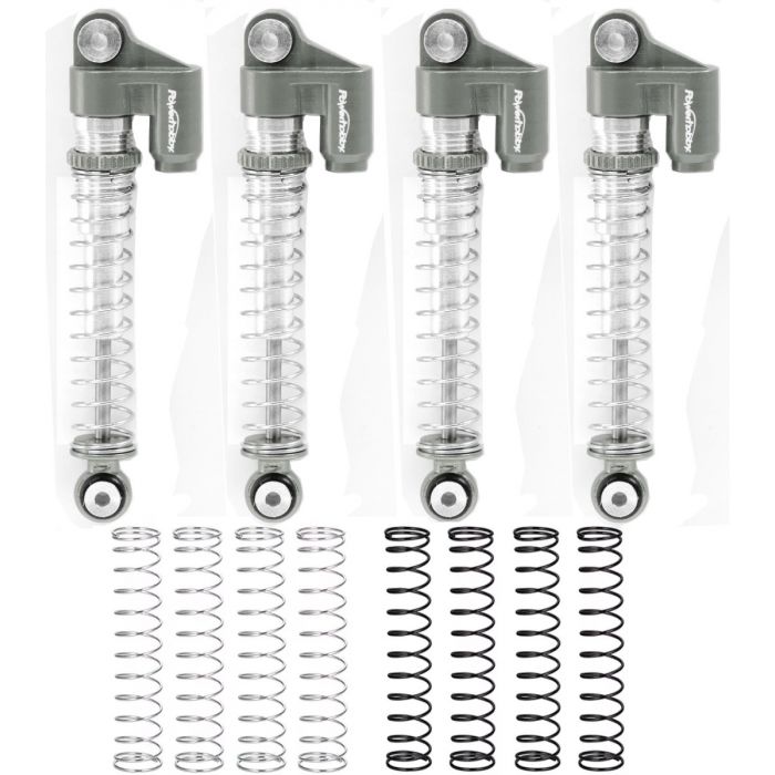 Power Hobby Axial SCX24 Aluminum Threaded Long Travel Shocks Micro
