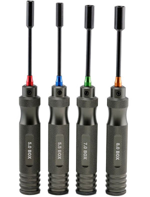 Power Hobby Pro Series Nut Driver Tool Set 5mm, 5.5mm, 7mm, 8mm