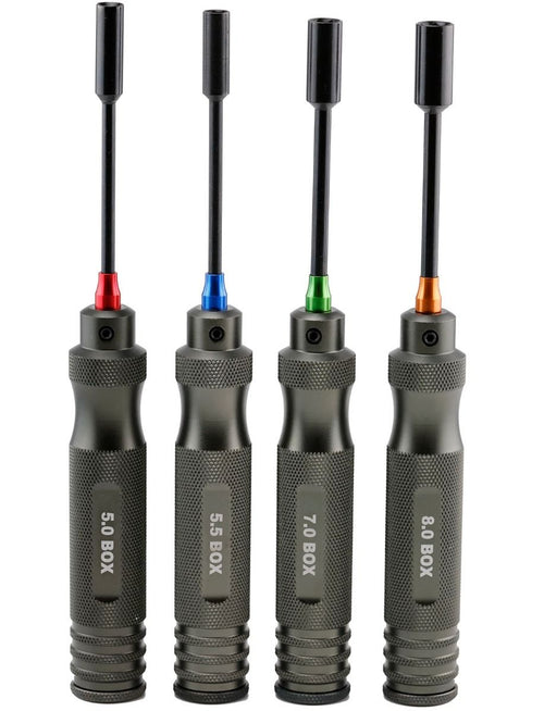 Power Hobby Pro Series Nut Driver Tool Set 5mm, 5.5mm, 7mm, 8mm