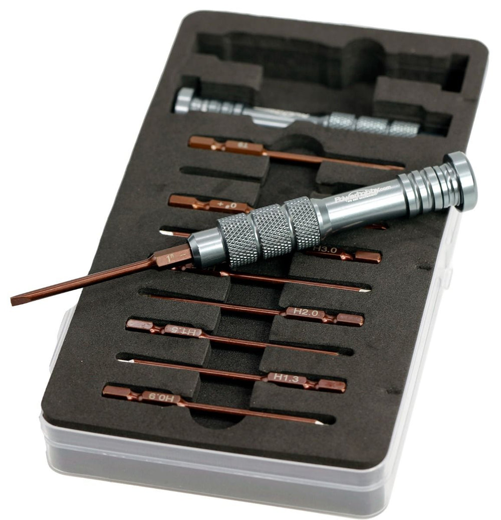 Power Hobby RC Hex Driver Tool Set Metric 0.9/1.3/1.5/2.0/2.5/3.0mm