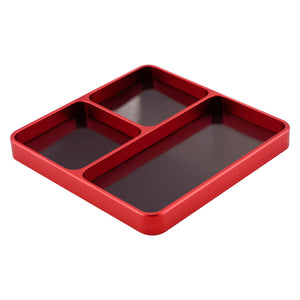 Powerhobby Metal Screw Tray w Magnetic Pad Holder Red