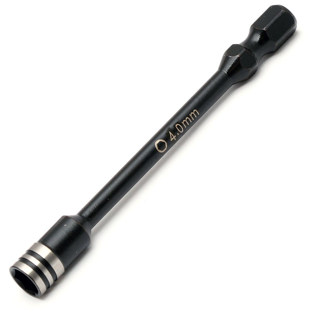 Power Hobby Nut Driver Bit 4.0mm 1/4" Steel Drive Tip 4mm