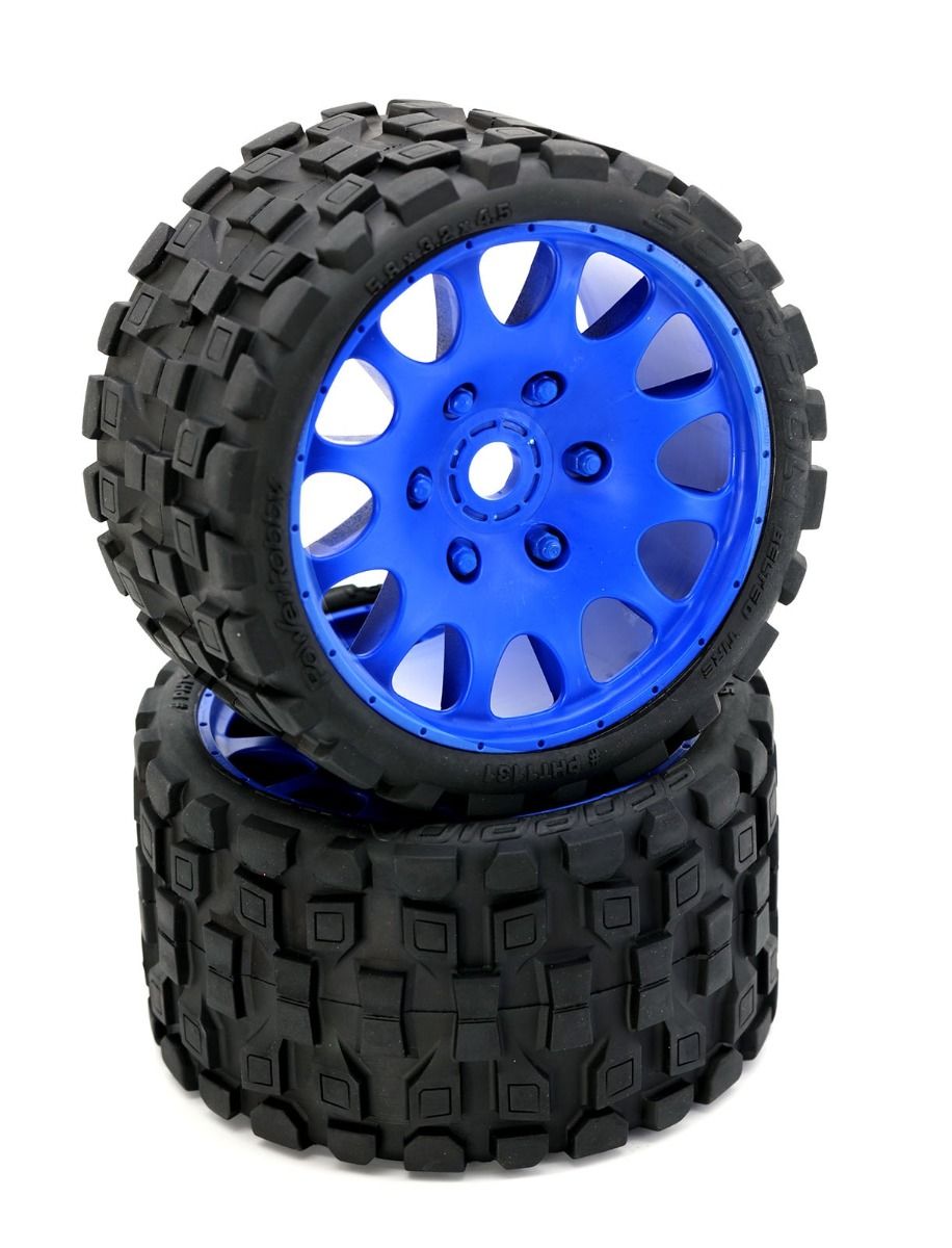 Power Hobby Powerhobby Scorpion Belted Monster Truck Tires / Wheels w