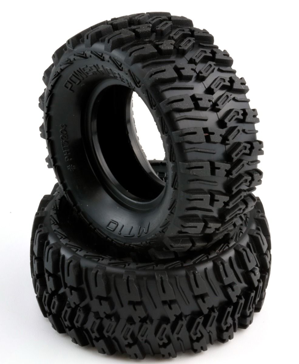 Power Hobby MT10 1.0" Micro Crawler Tires 1/24 Axial SCX24 C10 Jeep