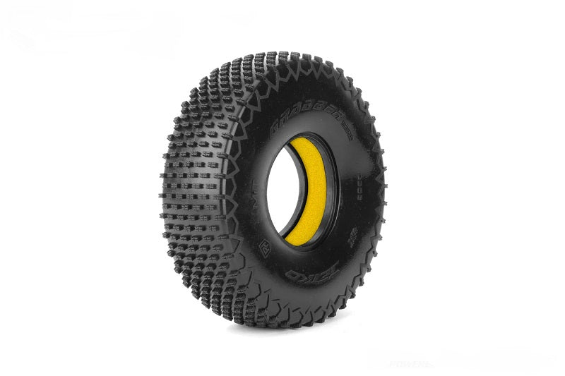 Power Hobby 2.2" Grabber Ultra Soft 1/10 Rock Crawler Tires with Foam
