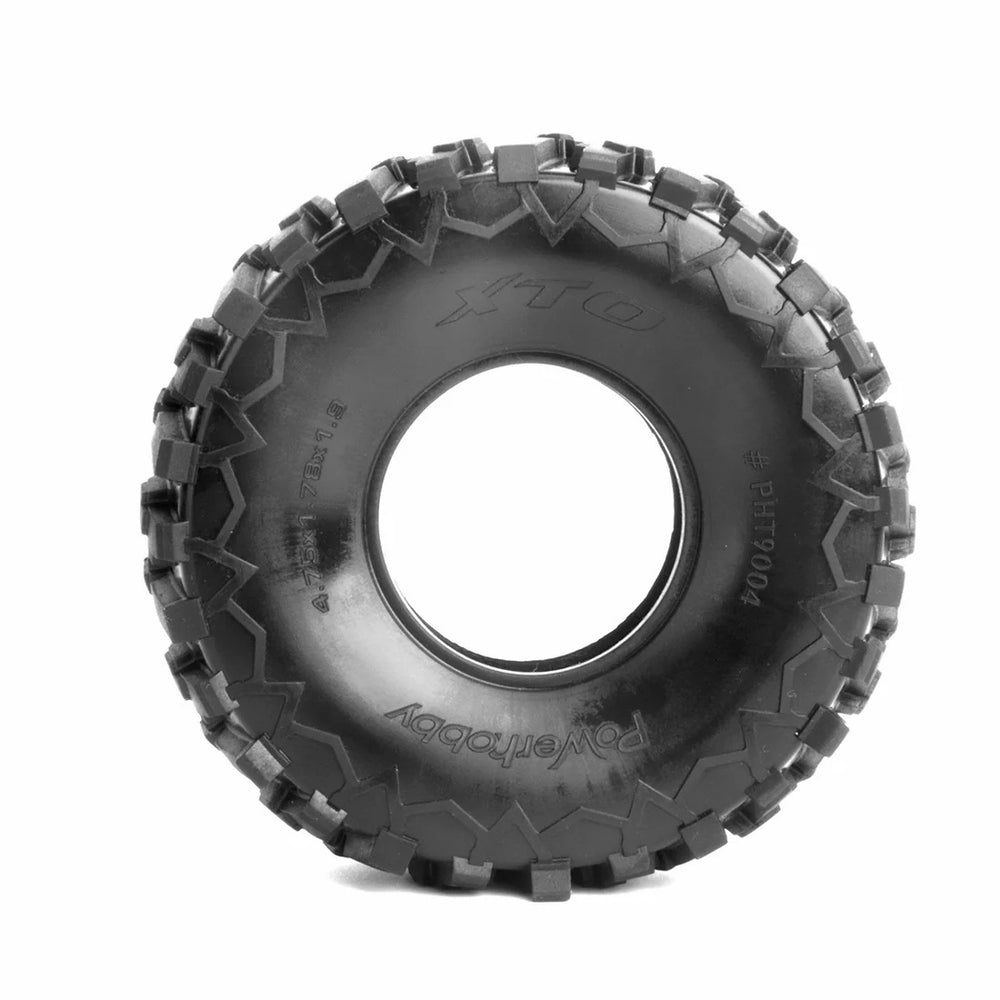 Power Hobby 1.9" XTO Ultra Soft 1/10 Rock Crawler Tires w/ Dual Stage
