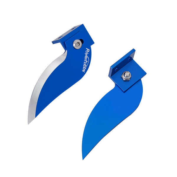 Powerhobby Adjustable Aluminum Turn Fins FOR Traxxas Spartan Blue