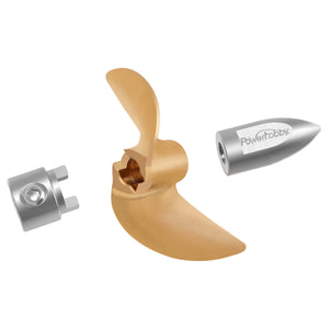 Powerhobby 42x60mm Brass Prop Set SS Bullet Nut Drive Dog FOR Traxxas M41 / Spartan