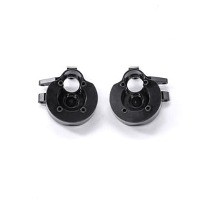 Powerhobby Brass Front Portal Steering Knuckles Black Axial Capra / SCX10 III
