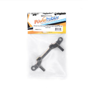 Powerhobby Brass Counterweight Rear Bumper Mount Axial SCX10 III