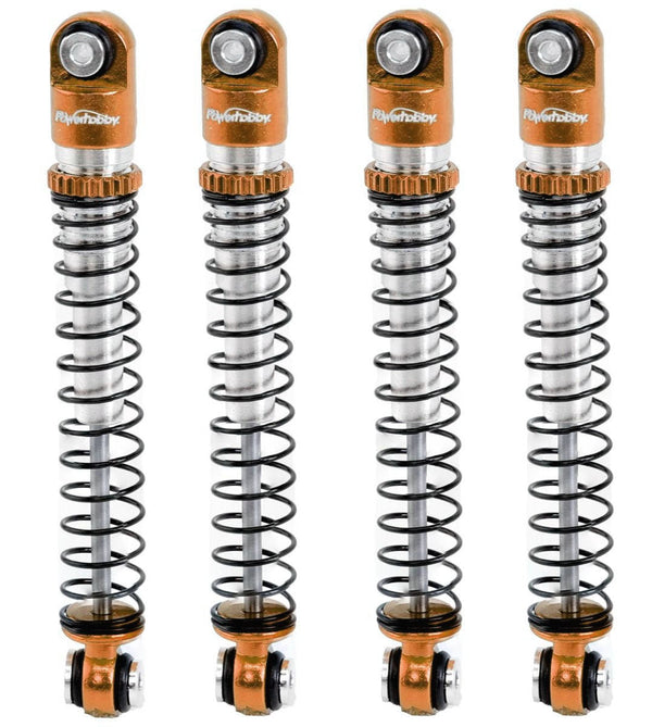 Powerhobby 1/24 Axial SCX24 Aluminum 54mm Long Travel Shocks Jeep Bronco Bronze