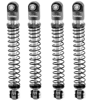 Powerhobby Aluminum 54mm Long Travel Shocks 1/24 Axial SCX24 Jeep Bronco Grey