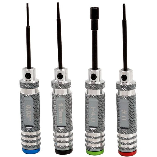 0.05" 1.5mm Hex 4.0mm Nut #0 Driver Tool Set, for 1/24 /